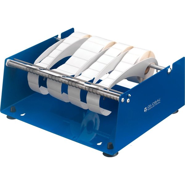 Global Industrial Manual Label Dispenser For Up To 12W Labels, Table or Wall Mount 412616